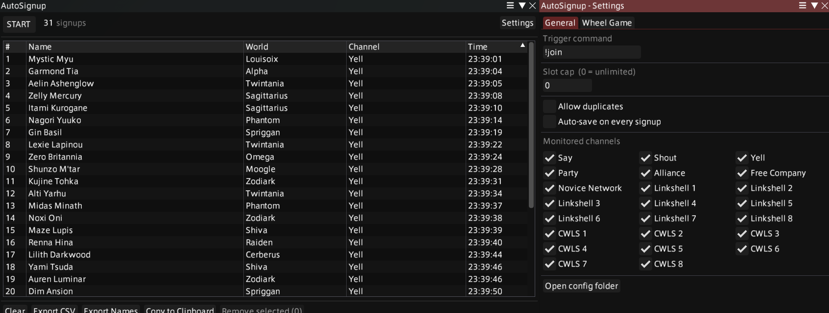 AutoSignup